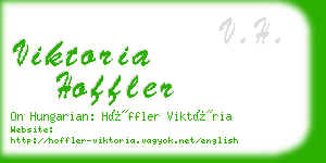 viktoria hoffler business card